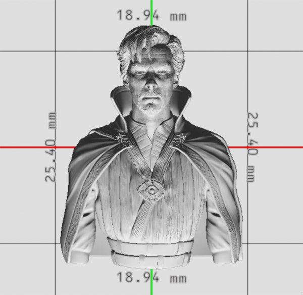 Dr. Strange Bust 3D Model Ready to Print