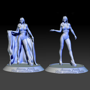 Emma Frost Marvel Statues 3D Model Ready to Print STL