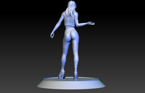 Emma Frost Marvel Statues 3D Model Ready to Print STL