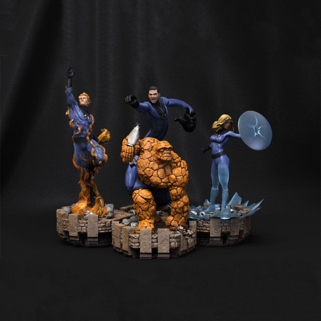 Fantastic Four Diorama 3D Model Ready to Print STL