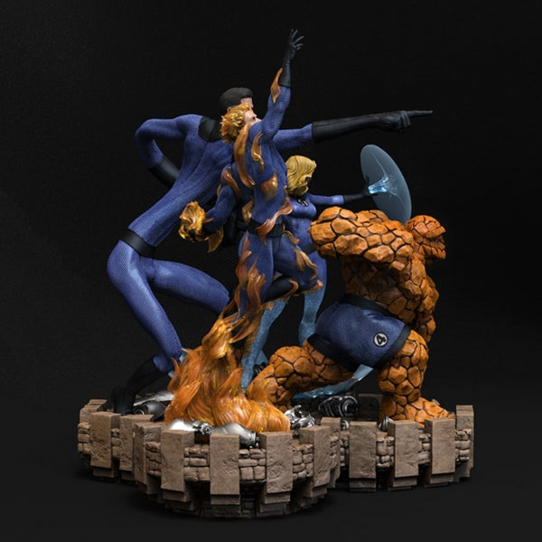 Fantastic Four Diorama 3D Model Ready to Print STL