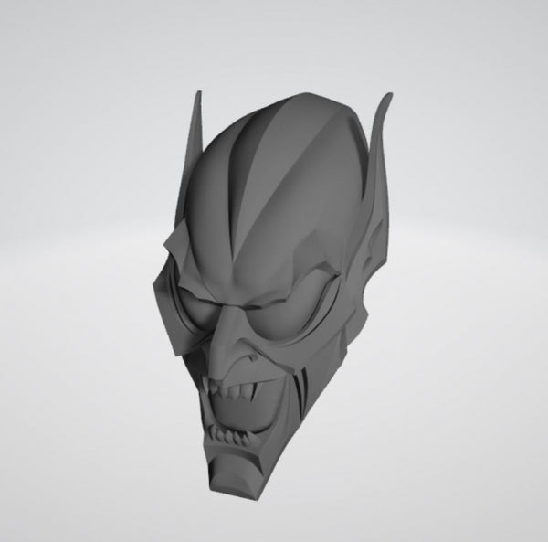 Green Goblin Helmet 3D Model Ready to Print STL