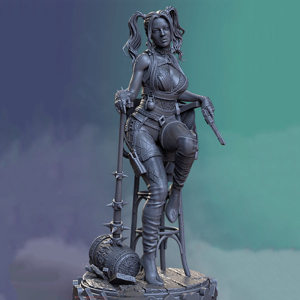 Harley Quinn 3D Model Ready to Print STL