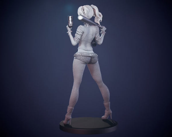 Harley Quinn miniatures 3D model ready print