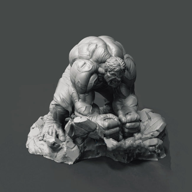 Hulk Sculptures 3D Model Ready to Print STL