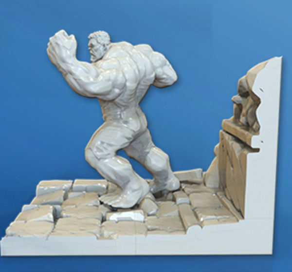 Hulk Statue 3D model ready print