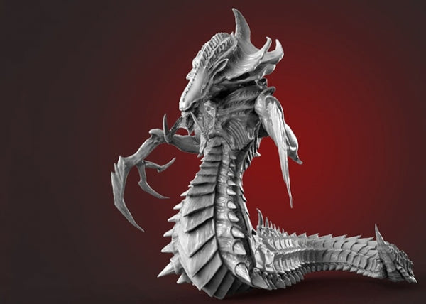 Hydralisk Figurine 3D model STL for 3D Printing