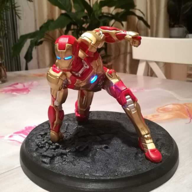 Iron Man MK43 Statue 3D model STL for 3D Print