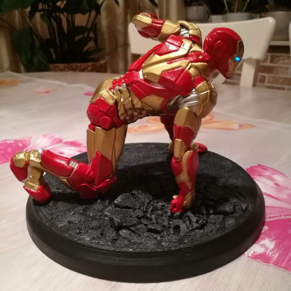 Iron Man MK43 Statue 3D model STL for 3D Print