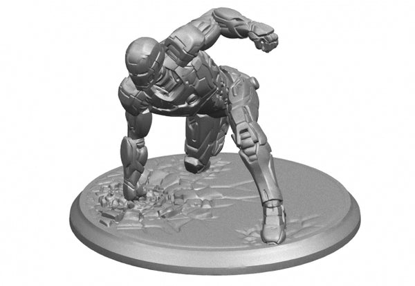 Iron Man MK43 Statue 3D model STL for 3D Print