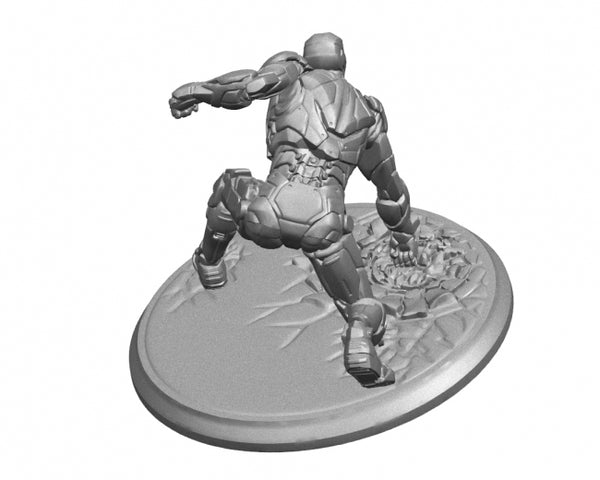 Iron Man MK43 Statue 3D model STL for 3D Print