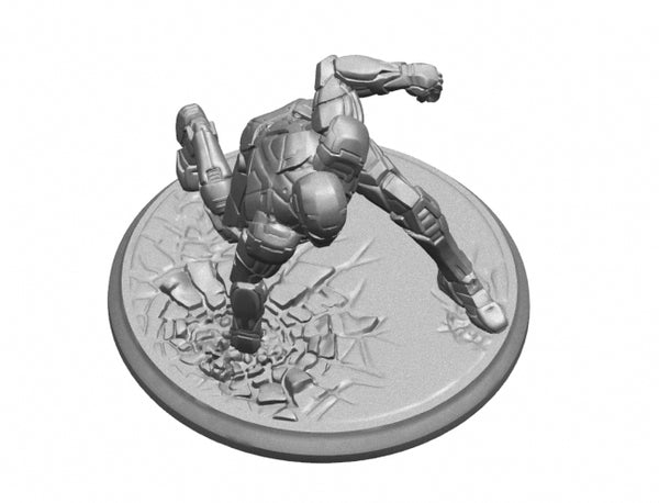 Iron Man MK43 Statue 3D model STL for 3D Print