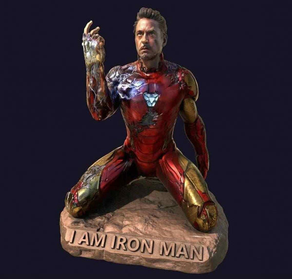 Iron Man Statue 3D model Printable for 3D print STL format