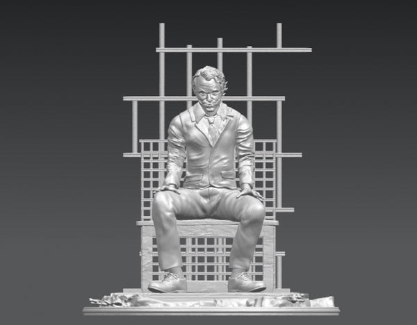 Joker in prison miniatures 3D model ready print