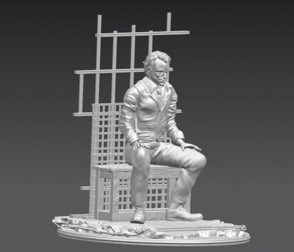 Joker in prison miniatures 3D model ready print