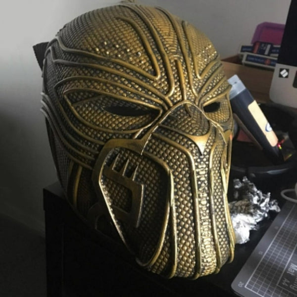 Killmonger Helmet and Necklace from Black Panther Movie 2018