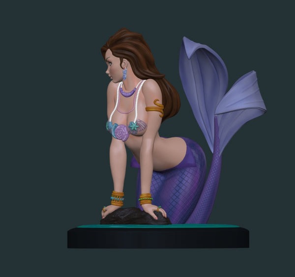 Little Mermaid 3D model ready print