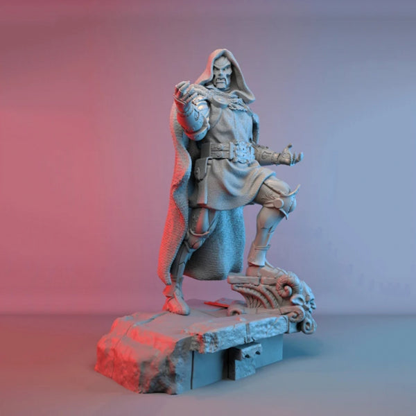 Marvel Dr Doom Sculpture 3D Model Ready to Print STL