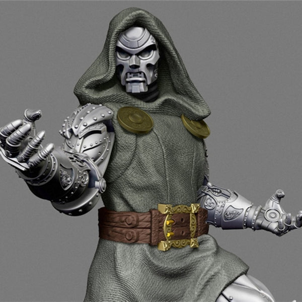 Marvel Dr Doom Sculpture 3D Model Ready to Print STL