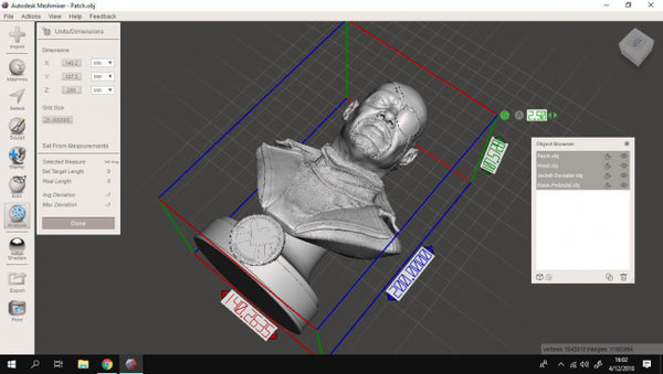 Marvel Nick Fury Bust 3D Model Ready to Print STL