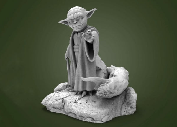 Master Yoda statue 3d model for 3d priting