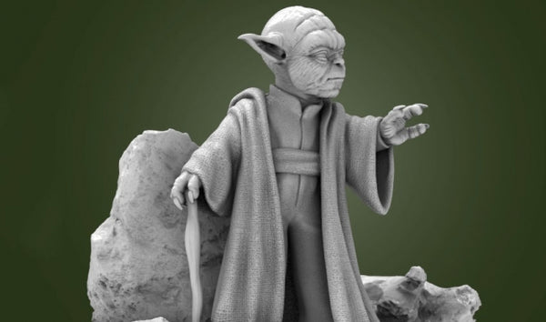 Master Yoda statue 3d model for 3d priting