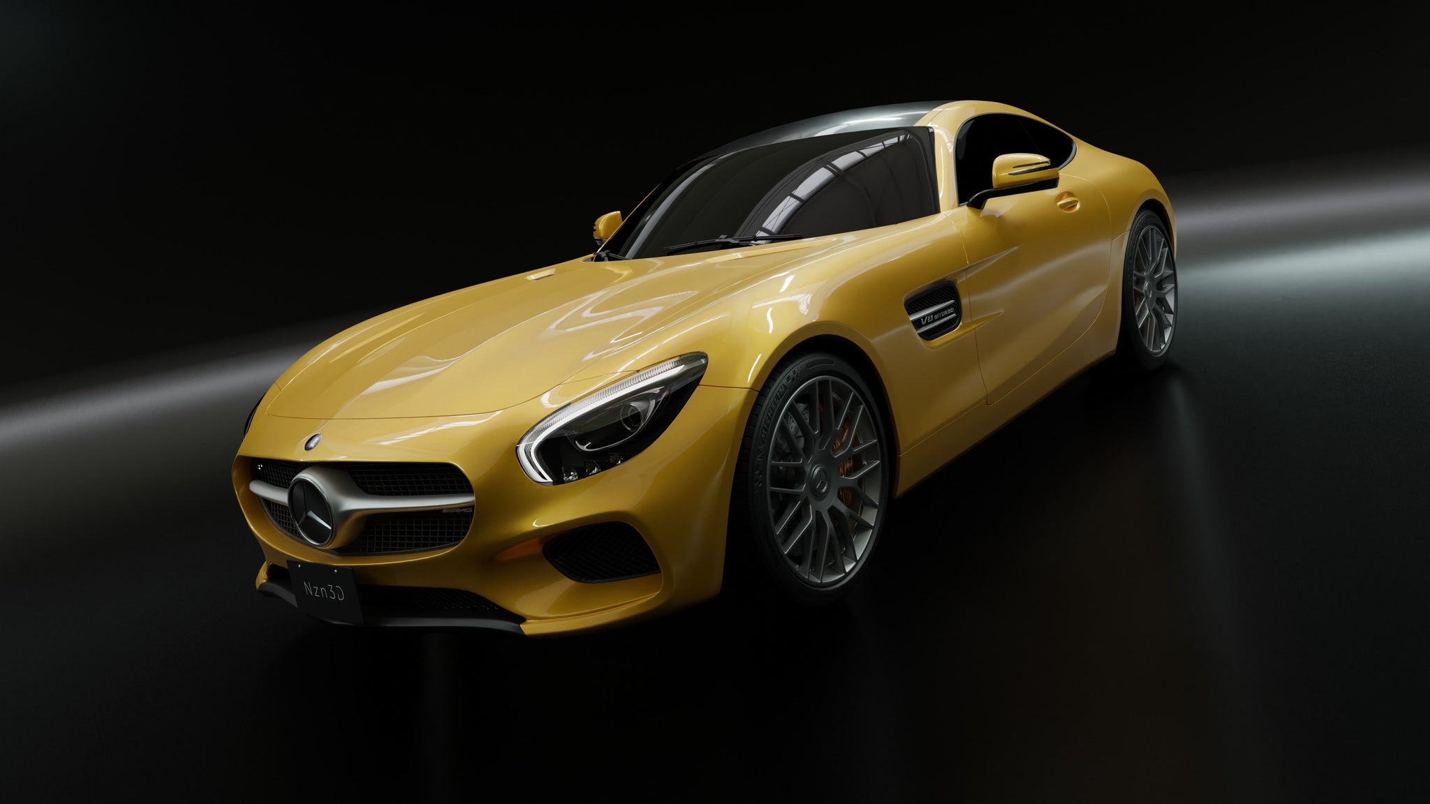 Mercedes AMG GT S 2016 3D model