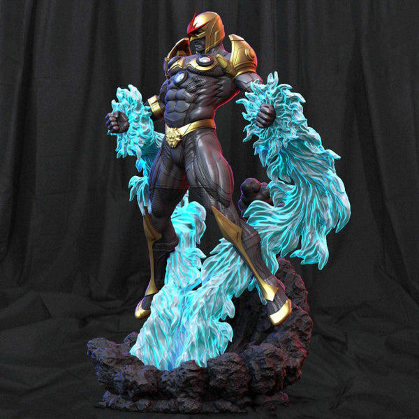 Nova Marvel Statues 3D Model Ready to Print STL