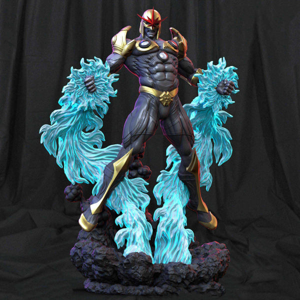 Nova Marvel Statues 3D Model Ready to Print STL