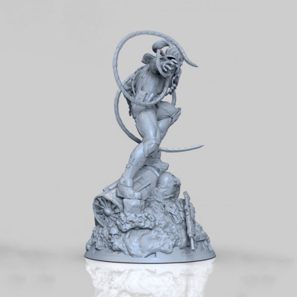 Omega Red Miniature 3D Model Ready to Print STL