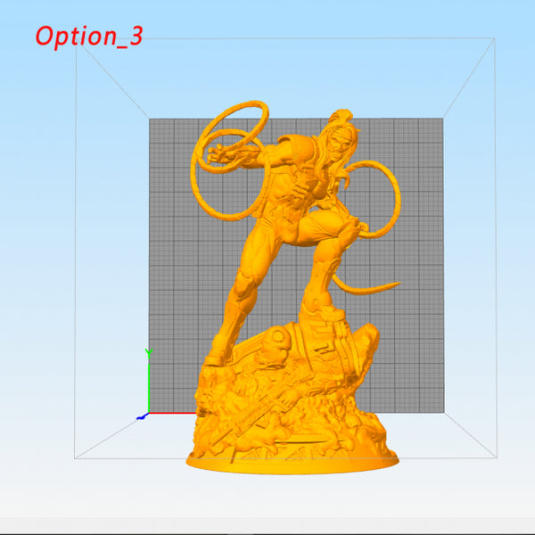 Omega Red Miniature 3D Model Ready to Print STL