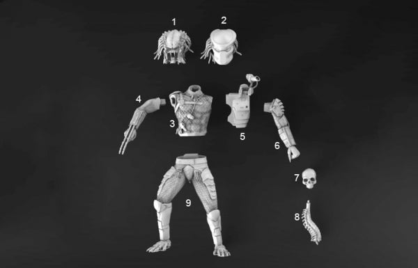 Predator Jungle Hunter 3d print model for 3D Printing