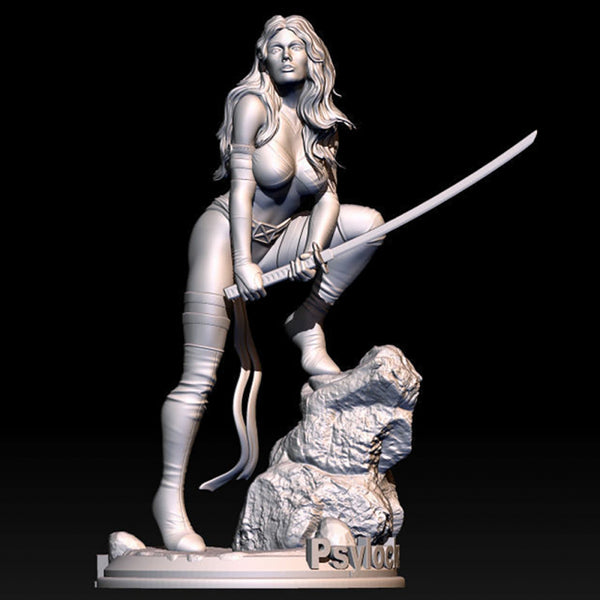 Psylocke X-men 3D Model Ready to Print STL