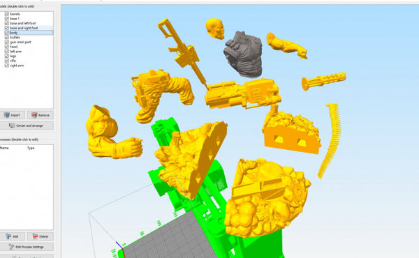 Punisher Diorama 3D Model Ready to Print STL