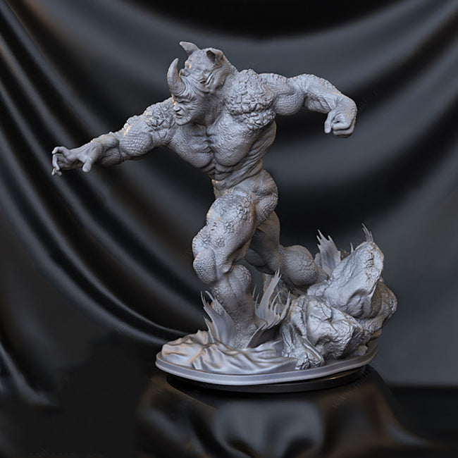 Rhino Marvel Miniatures 3D Model Ready to Print