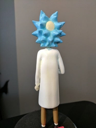 Rick Chibi 3D model ready print