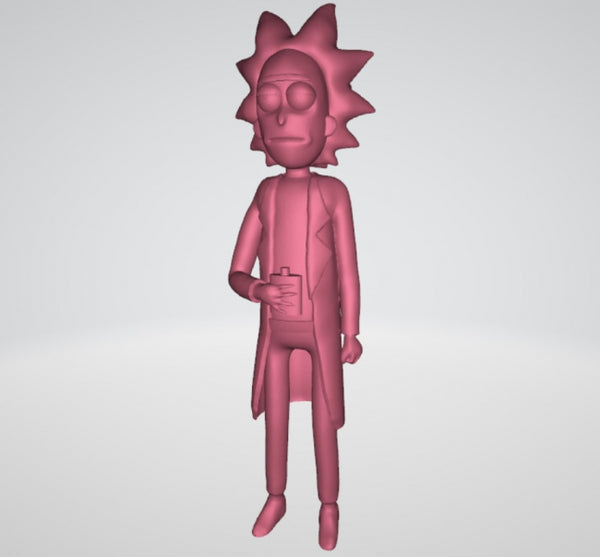 Rick Chibi 3D model ready print