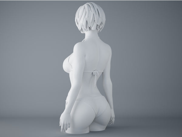 Sexy Girl Anime Figure 3D STL Model Relief for CNC 3D Printer A4