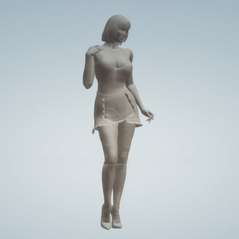 Sexy Girl Figure 3D STL Model Relief for CNC 3D Printer A7