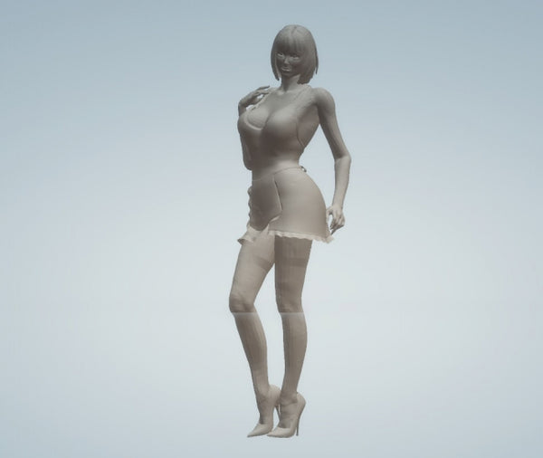 Sexy Girl Figure 3D STL Model Relief for CNC 3D Printer A7