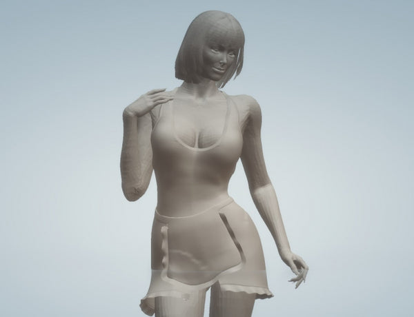 Sexy Girl Figure 3D STL Model Relief for CNC 3D Printer A7