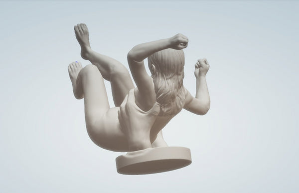 Sexy girl miniatures 3D model ready print