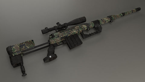 Sniper Rifle M200 3D model