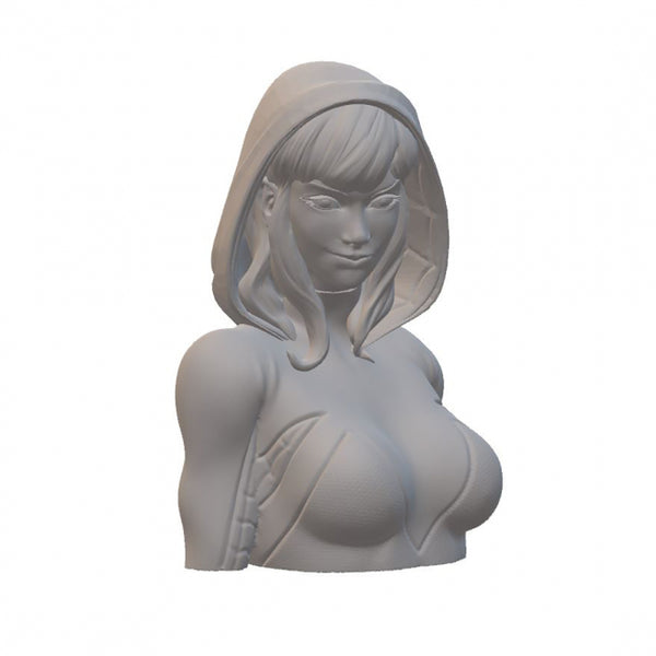 Spider Gwen Bust 3D Model Ready to Print STL