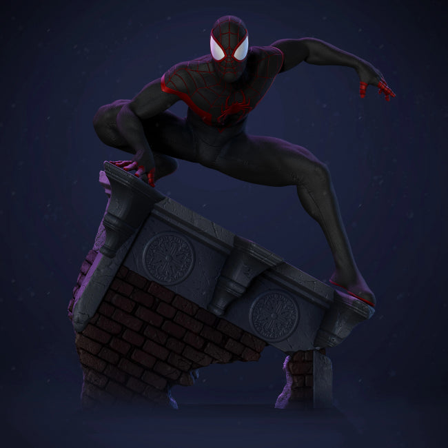 Spider Man - Miles Morales 3D Model Ready to Print STL