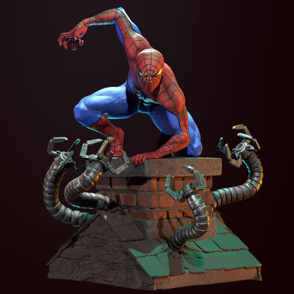 Spiderman Marvel 2020 Statues 3D Model Ready to Print STL