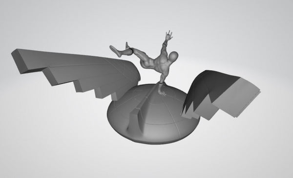 Spiderman Marvel Miniature 3D Model Ready to Print STL