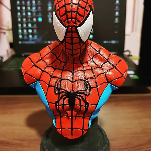 Spiderman Mavel Bust 3D Model Ready to Print STL