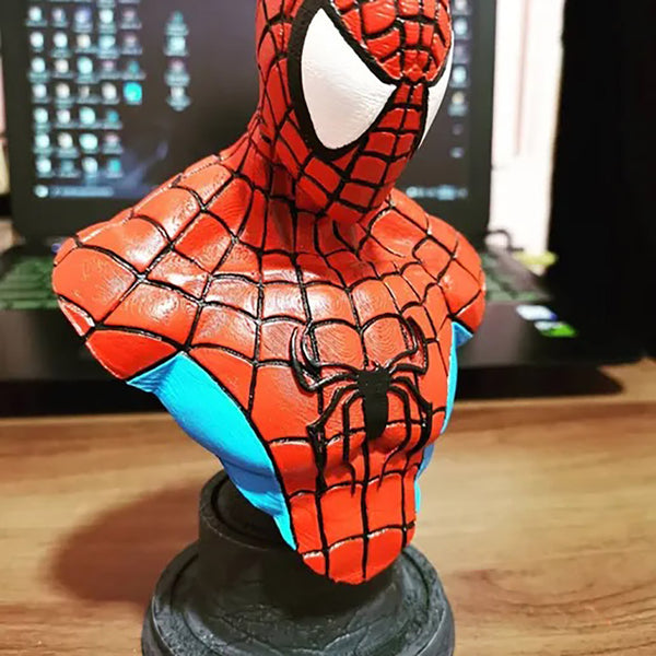 Spiderman Mavel Bust 3D Model Ready to Print STL