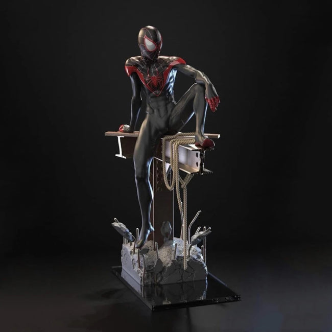 Spiderman Miles Sculpture 3D Model Ready to Print